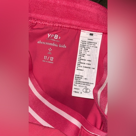 NWT Abercrombie Kids A&F ypb your personal best girls pleated skort size 11/12 - Picture 11 of 15